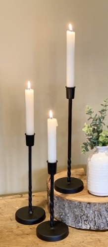 TAPER CANDLE STICK HOLDERS SET OF 3